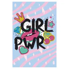 ARTE CONSENTIDO - PINTURA DIAMANTES CUADERNO POWER GIRL