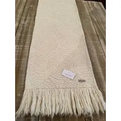 GENERICO - Camino De Mesa Huitrú Arezzo 160x35 Cm Con Flecos