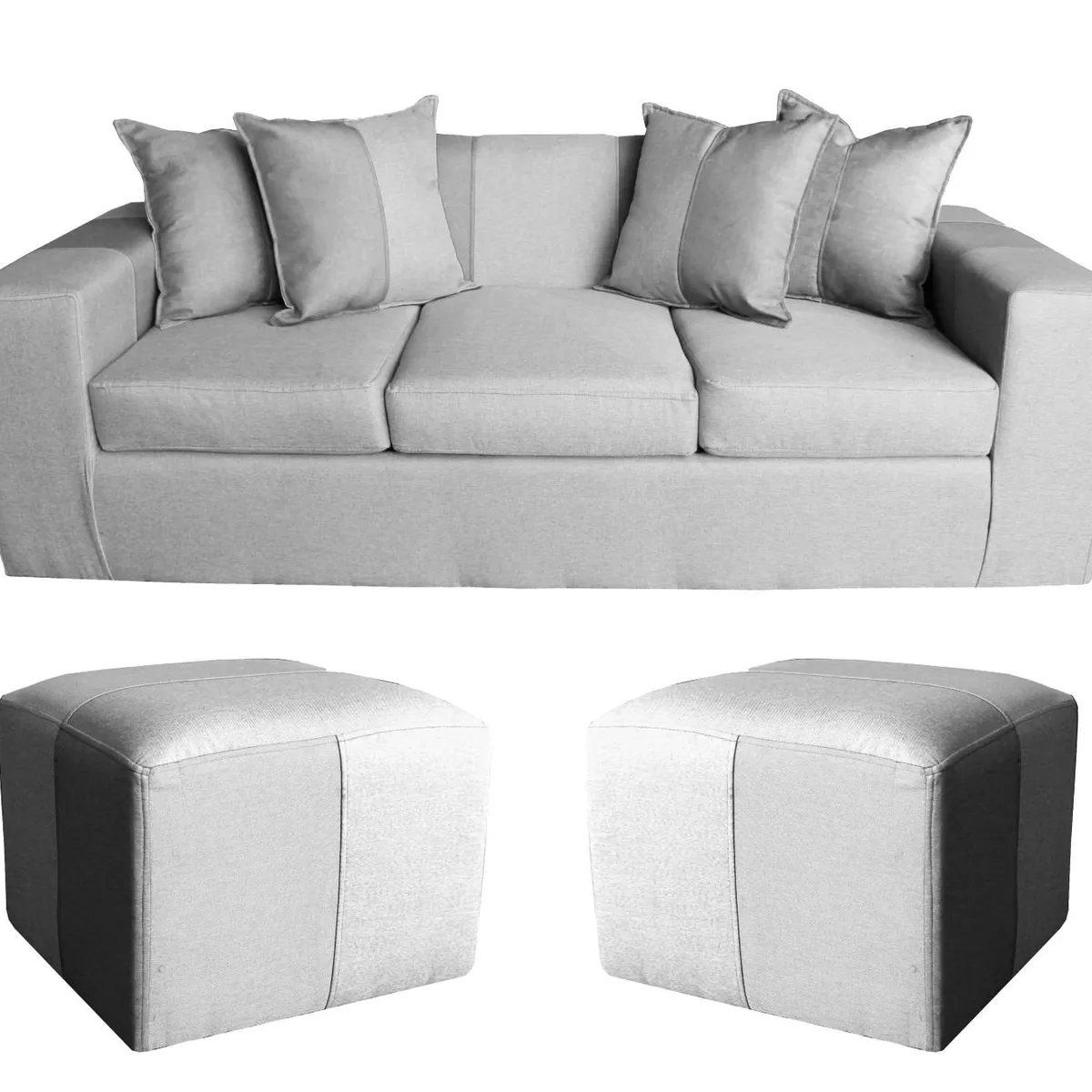 GENERICO - SOFA +2UFF BENJA GRIS