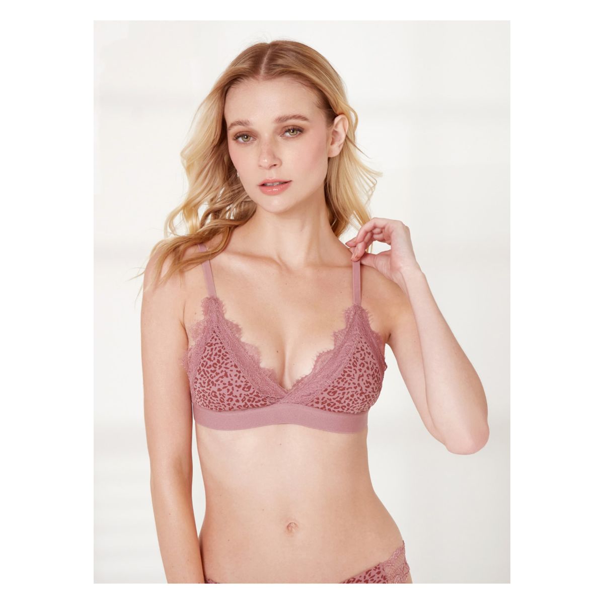LOUNGE - Bralette Dreamy Animal Print LOUNGE