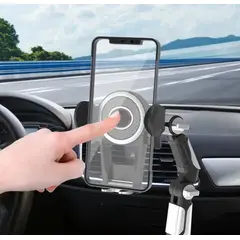 GENERICO - Porta Celular Auto Soporte Giratorio Ventosa Brazo