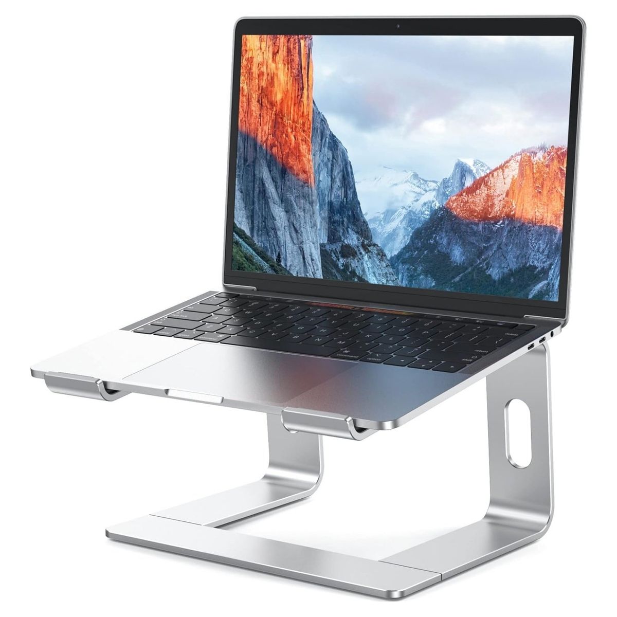 GENERICO - Soporte Base Aluminio Para Mac Macbook Notebook 10 - 17
