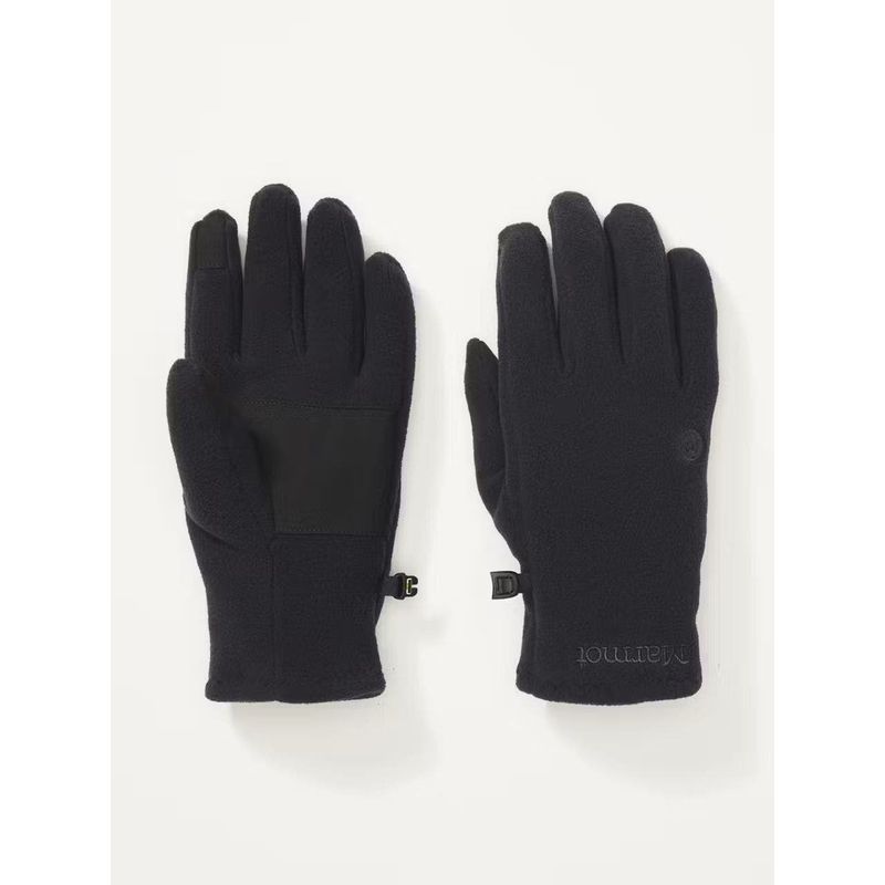 MARMOT - Guantes Unisex Rocklin Fleece Glove Negro Marmot