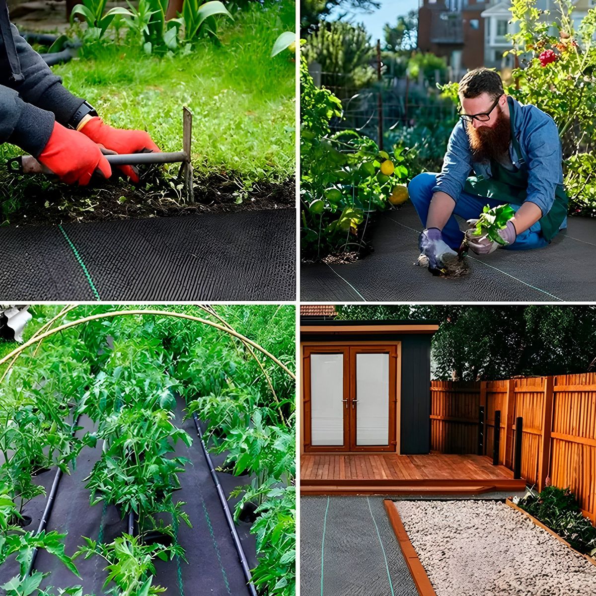 GENERICO - Tela Para Jardinería Agricultura Resistente Calidad 2X100M