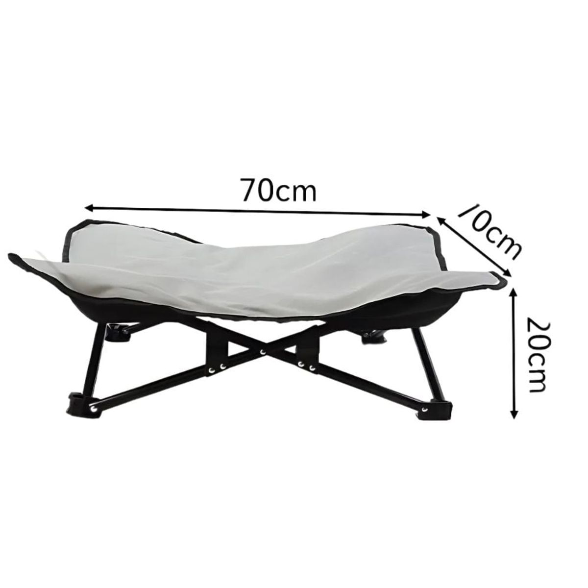 CRUSEC - Cama Plegable Mascotas Portátil Impermeable Paseos Camping