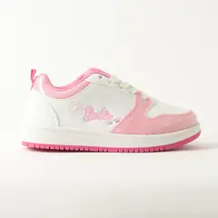 BARBIE - Zapatilla Con Luces Niña Brillos Blanco