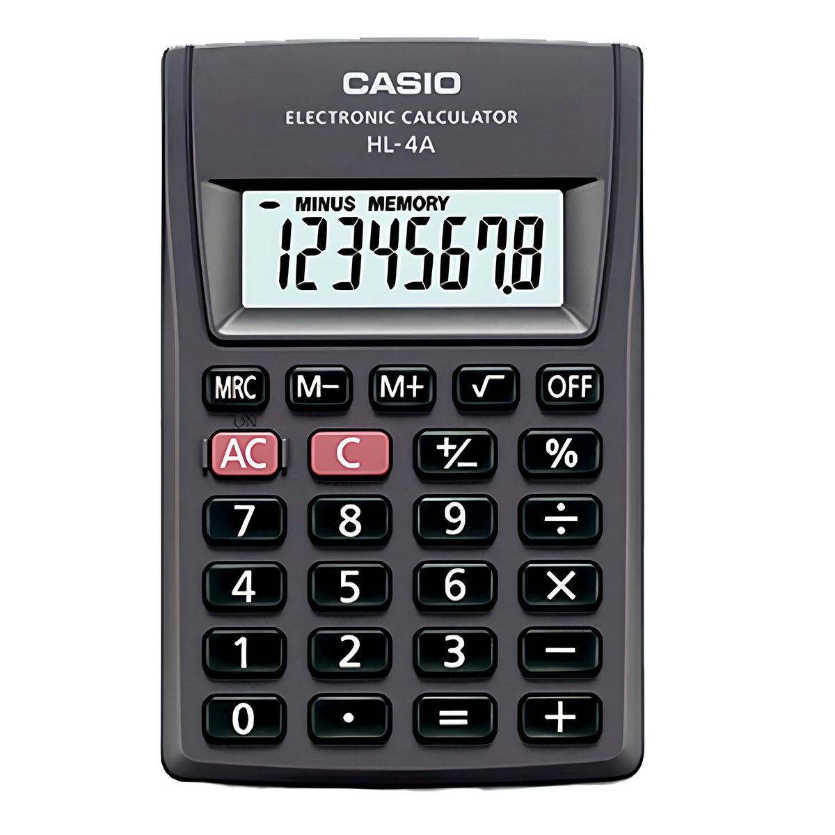 CASIO - Calculadora Hl-4a De Bolsillo