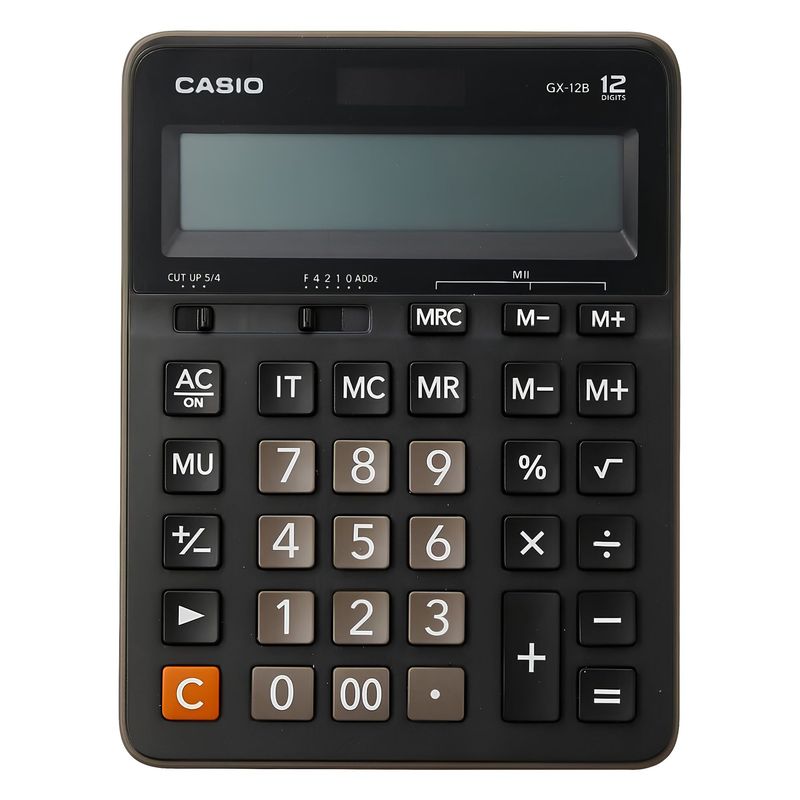 CASIO - Calculadora Gx-12b-Bk Escritorio