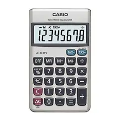 CASIO - Calculadora Lc-403tv De Bolsillo