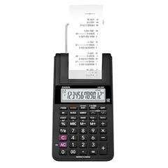 CASIO - Calculadora Hr-8rc-Bk Con Impresora