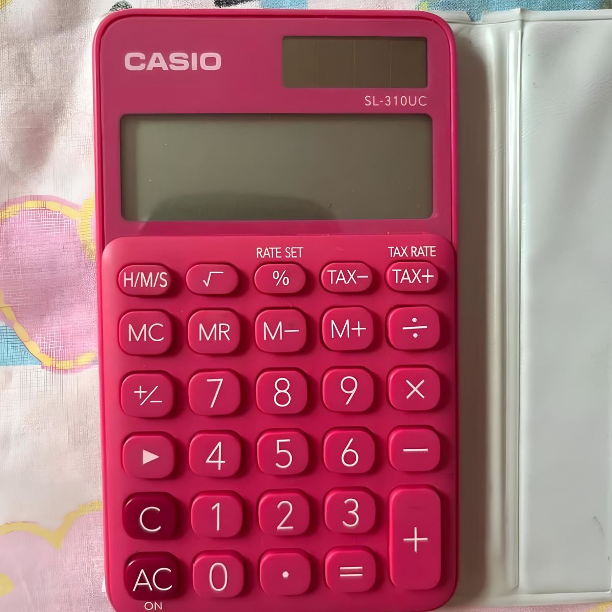 CASIO - Calculadora Sl-310uc-Rd De Bolsillo