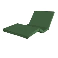 DETODOYMAS - Colchon Catre Clinico 4 pliegues Premium relleno 100% espuma - Azul