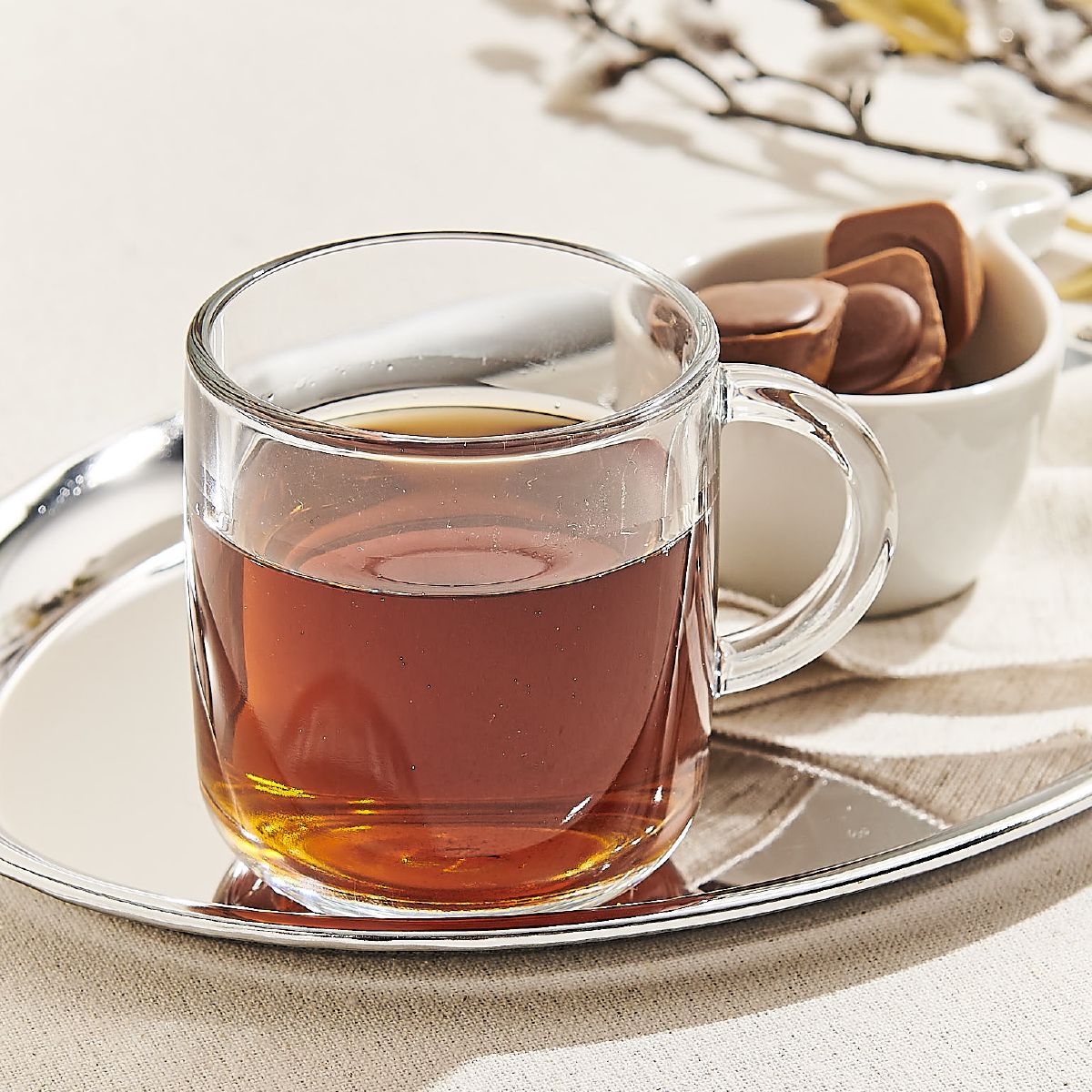 PASABAHCE - Set de 6 Tazas De Vidrio 245 Cc Línea Iconic