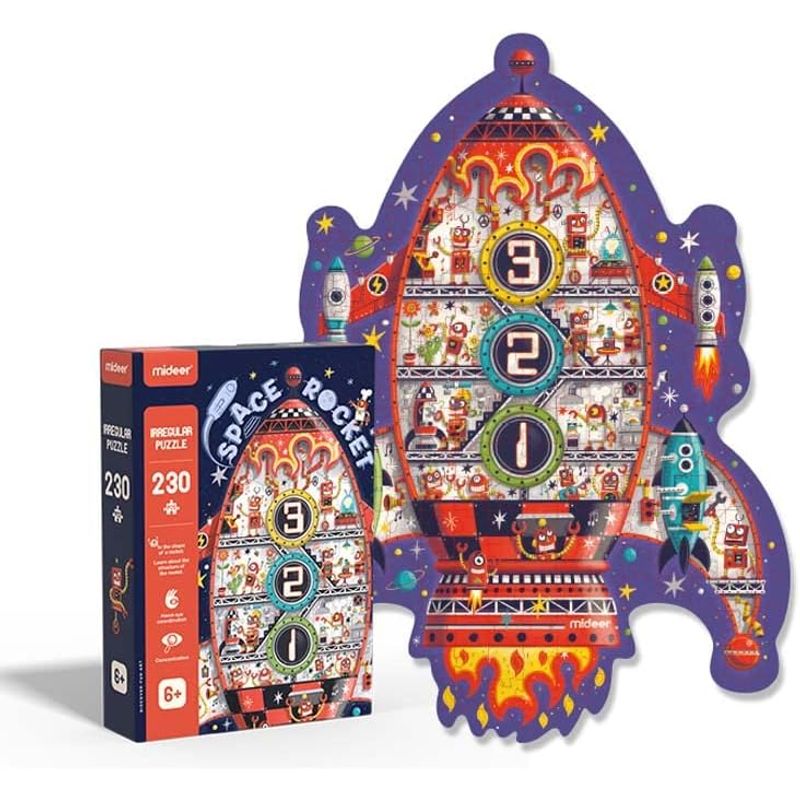 MIDEER - Puzzle Irregular Nave Espacial - 230 Piezas - Mideer