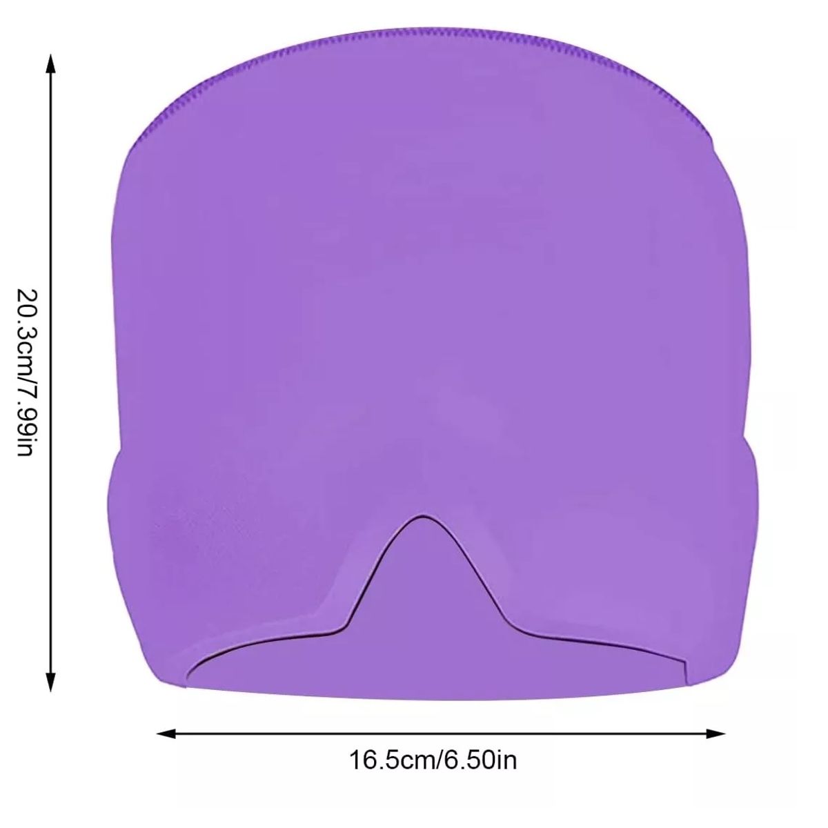 GENERICO - Packx2 Gorro Gel Alivio De Migraña Frío Calor Color Morado
