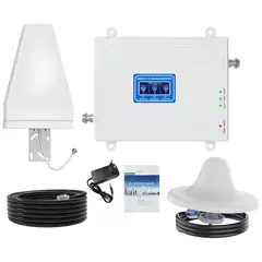 GENERICO - Amplificador De Señal De Celular Gsm Kit Antena Repetidora
