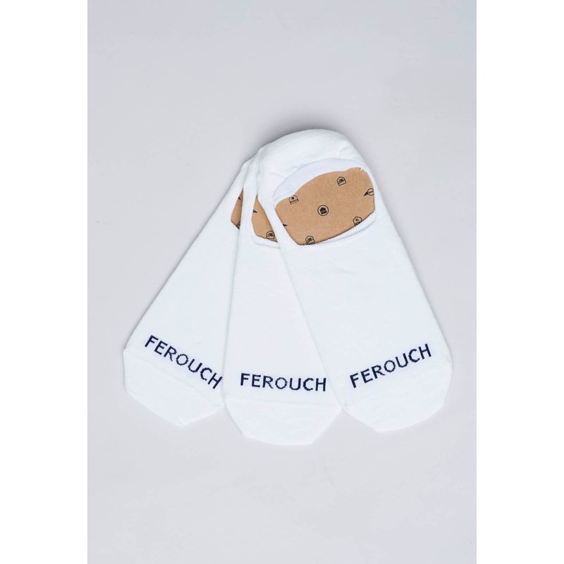 FEROUCH - Tripack Calcetín  Invisible Fr Blanco Ferouch