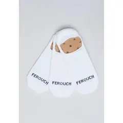 FEROUCH - Tripack Calcetín Invisible Fr Blanco