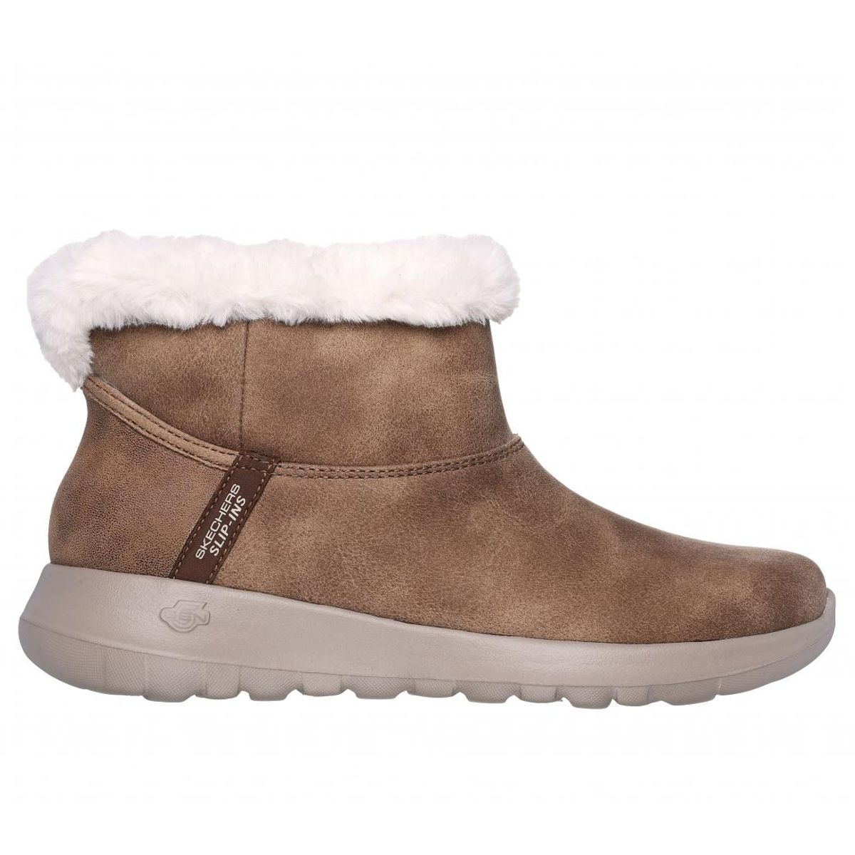 SKECHERS - Botín Mujer Slip-ins On The Go Joy Cozy Café NT Skechers
