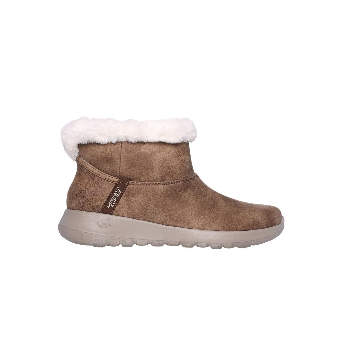 SKECHERS - Botín Mujer Slip-ins On The Go Joy Cozy Café NT Skechers
