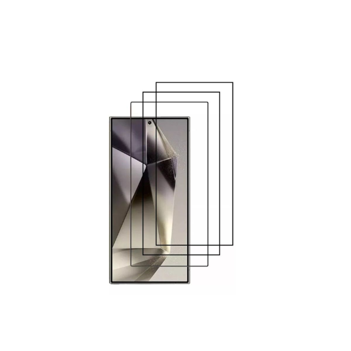 GENERICO - Pack 3 Laminas De Vidrio Templado Para Samsung S25 Ultra