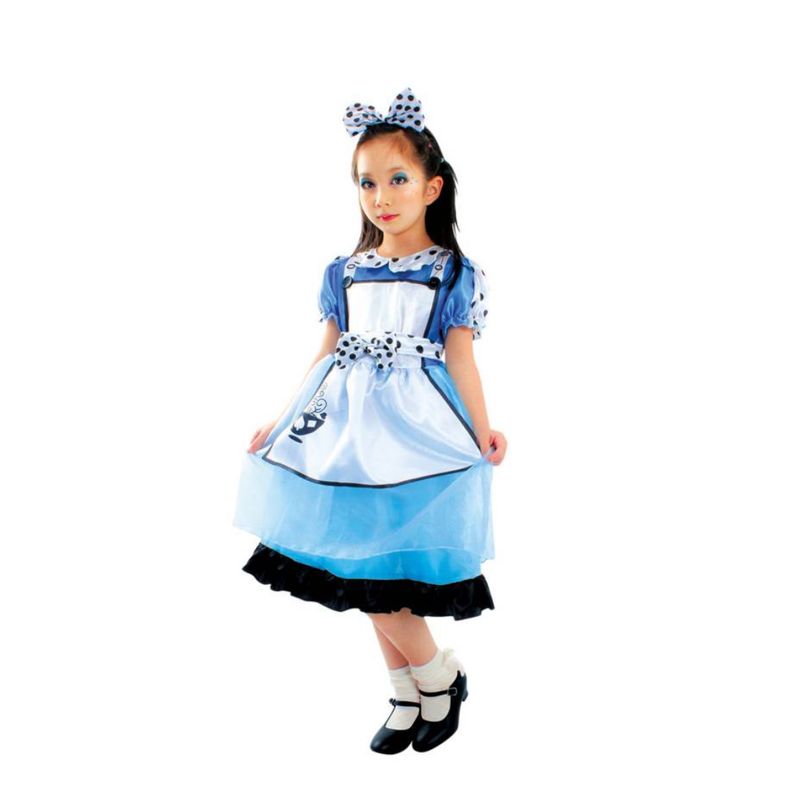 GENERICO - Disfraz Personajes De Cuentos Para Niñas Alicia 3-4