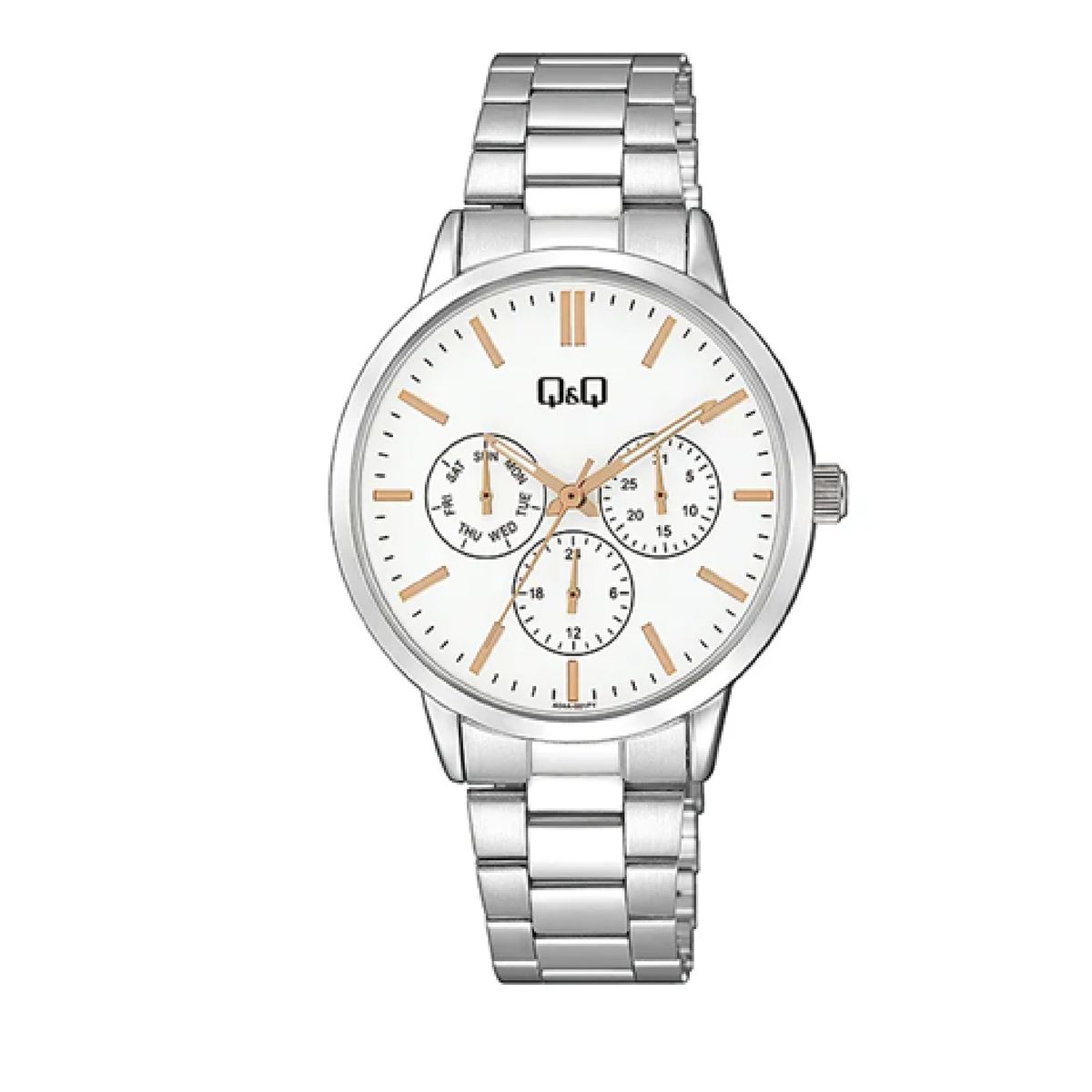Q&Q - Reloj A04a-001py Mujer Analogo Metal