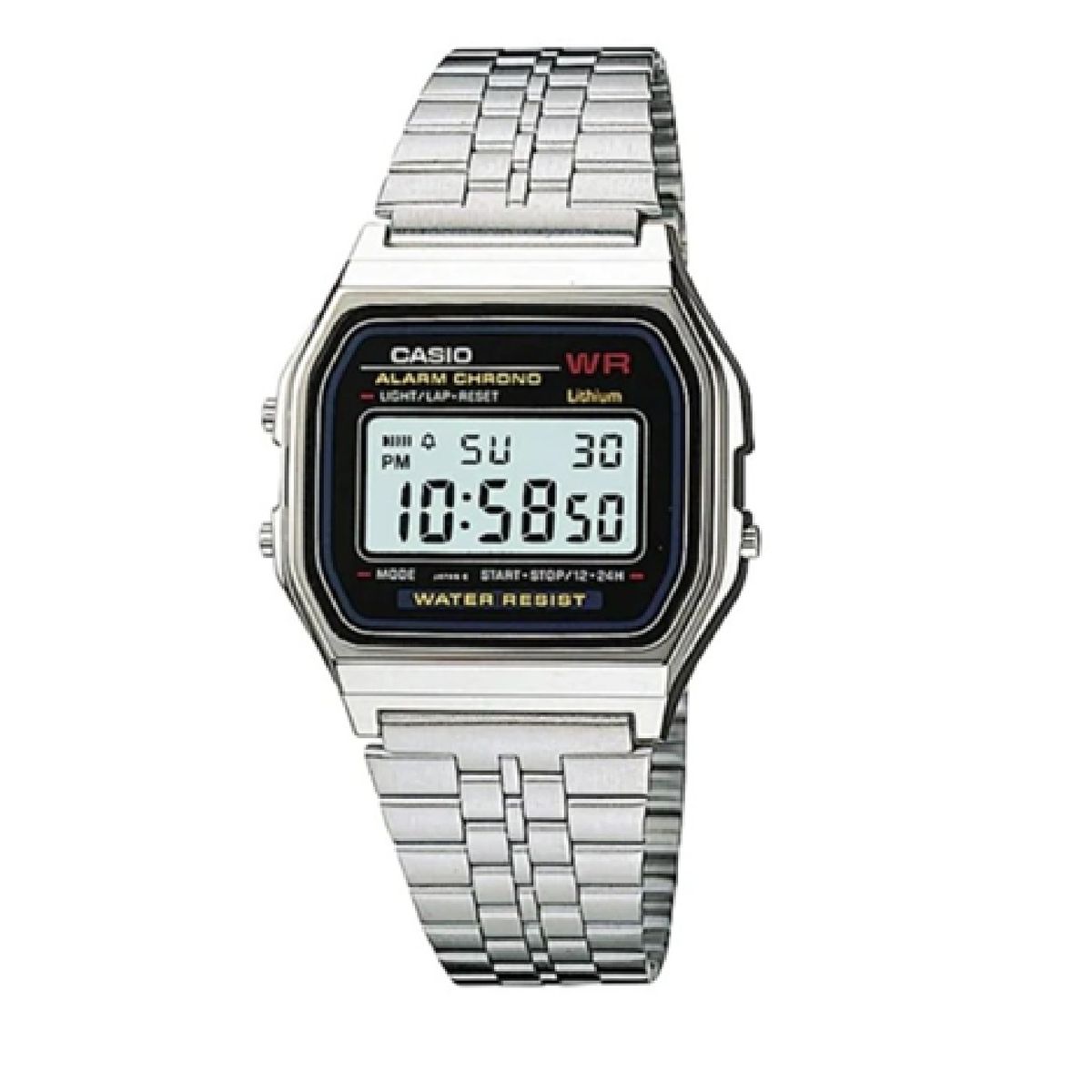 CASIO - Reloj A-159wa-1 Vintage Digital Metal