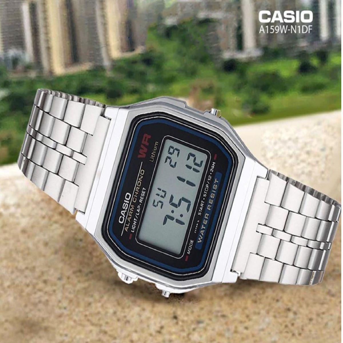 CASIO - Reloj A-159wa-1 Vintage Digital Metal