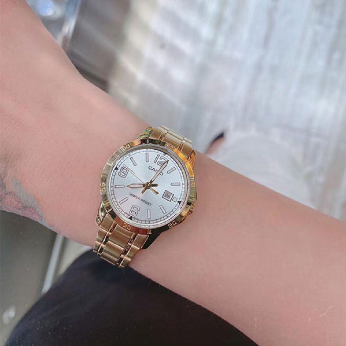 CASIO - Reloj Ltp-V004g-7b2 Mujer Analogo Metal