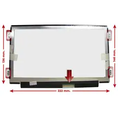 GENERICO - PANTALLA LED 10.1" SLIM 40 PINES