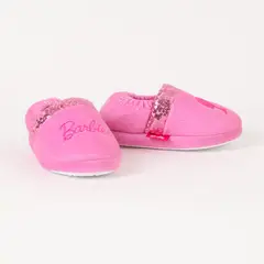 BARBIE - Pantufla Niña Lentejuelas Rosado