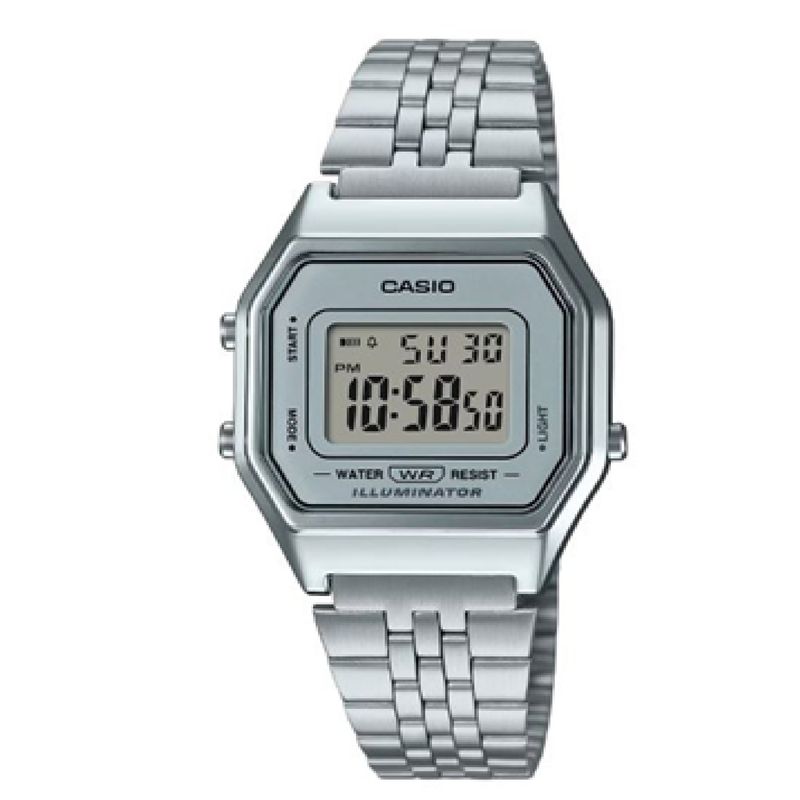 CASIO - Reloj La-680wa-7 Vintage Digital Metal