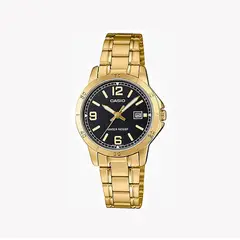CASIO - Reloj Ltp-V004g-1b Mujer Analogo Metal