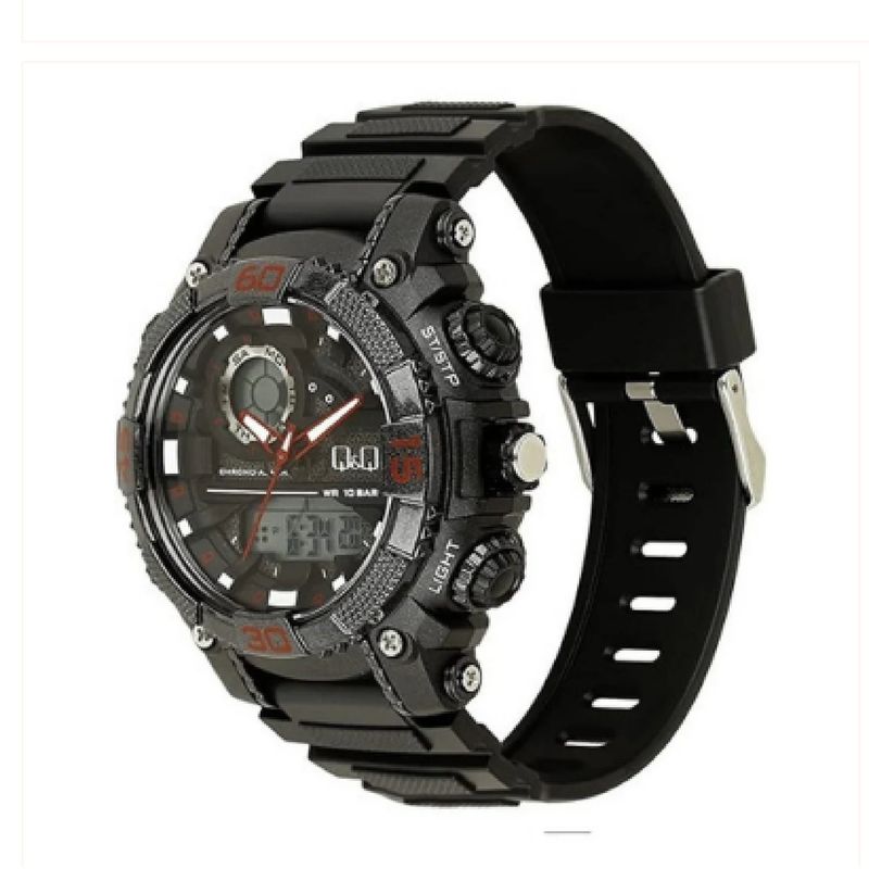 Q&Q - Reloj Gw87j011y Hombre Analogo Digital Resina