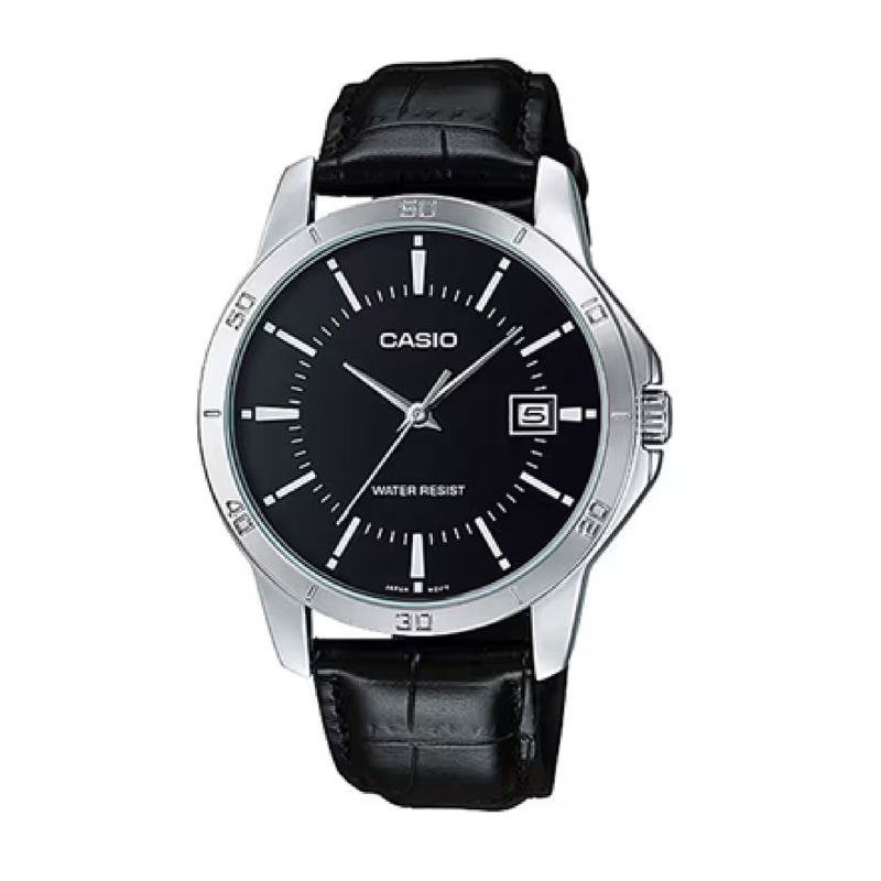 CASIO - Reloj Mtp-V004l-1a Hombre Analogo Cuero