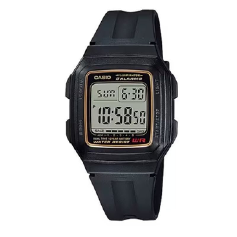CASIO - Reloj F-201wa-9a Hombre Digital Resina