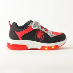 MARVEL - Zapatilla Con Luces Niño Spiderman Spider Negro