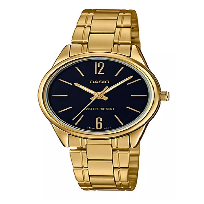 CASIO - Reloj Ltp-V005g-1b Mujer Analogo Metal