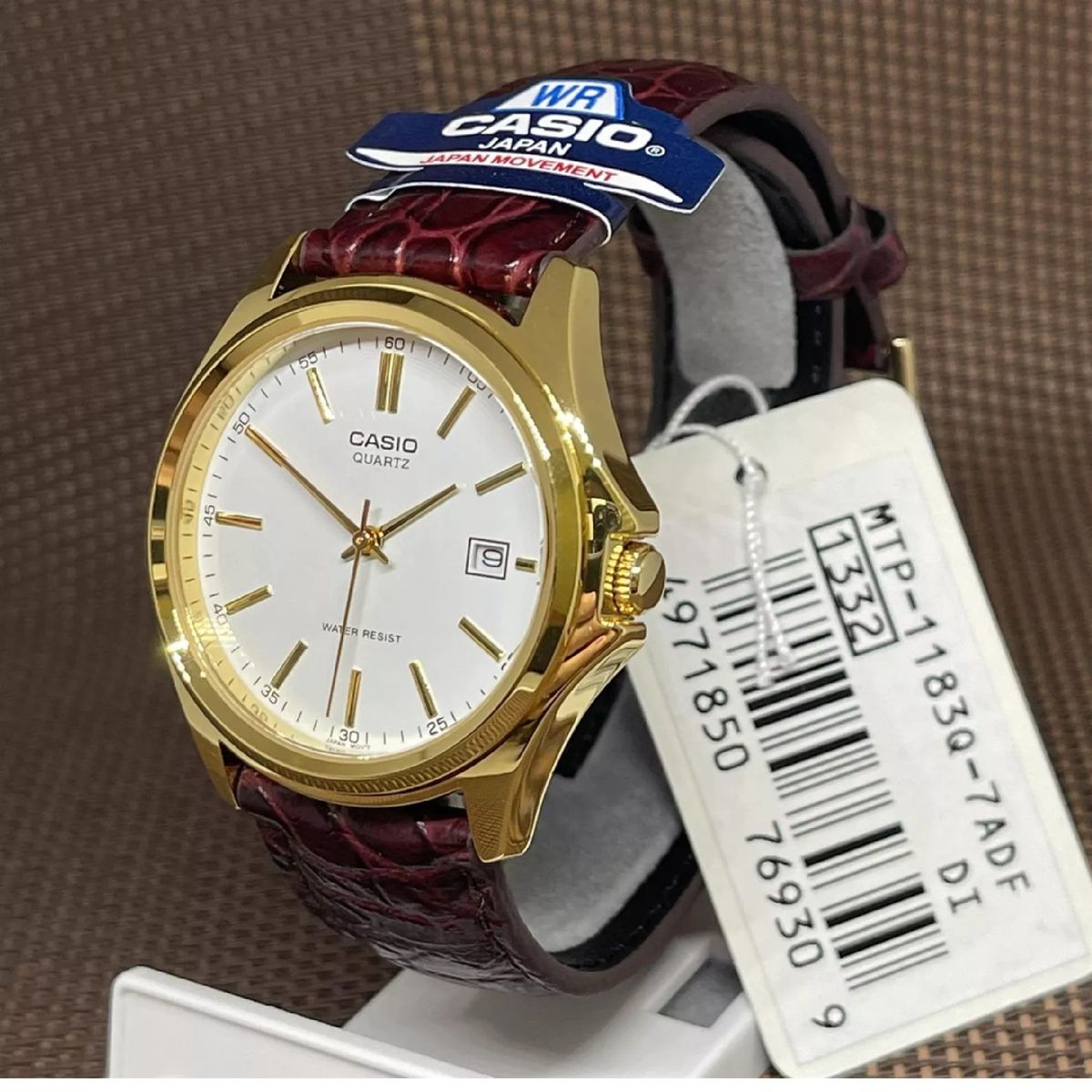CASIO - Reloj Mtp-1183q-7a Hombre Analogo Cuero