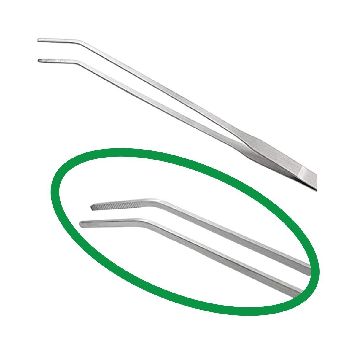 GENERICO - Pinza Punta Curva para Plantas de Acuario