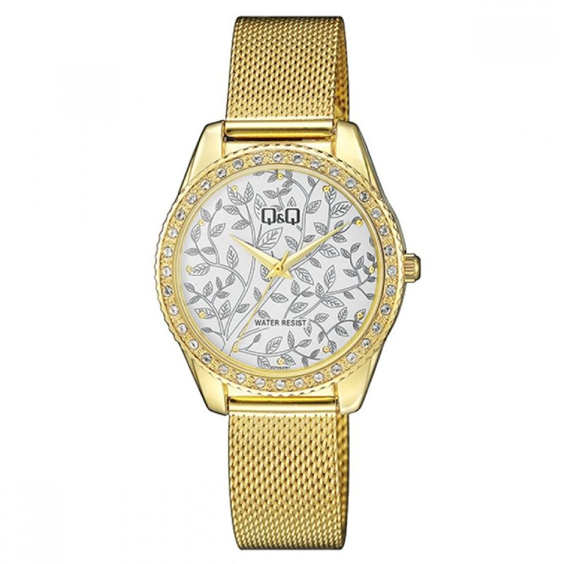 Q&Q - Reloj Qz59j061y Mujer Analogo Metal