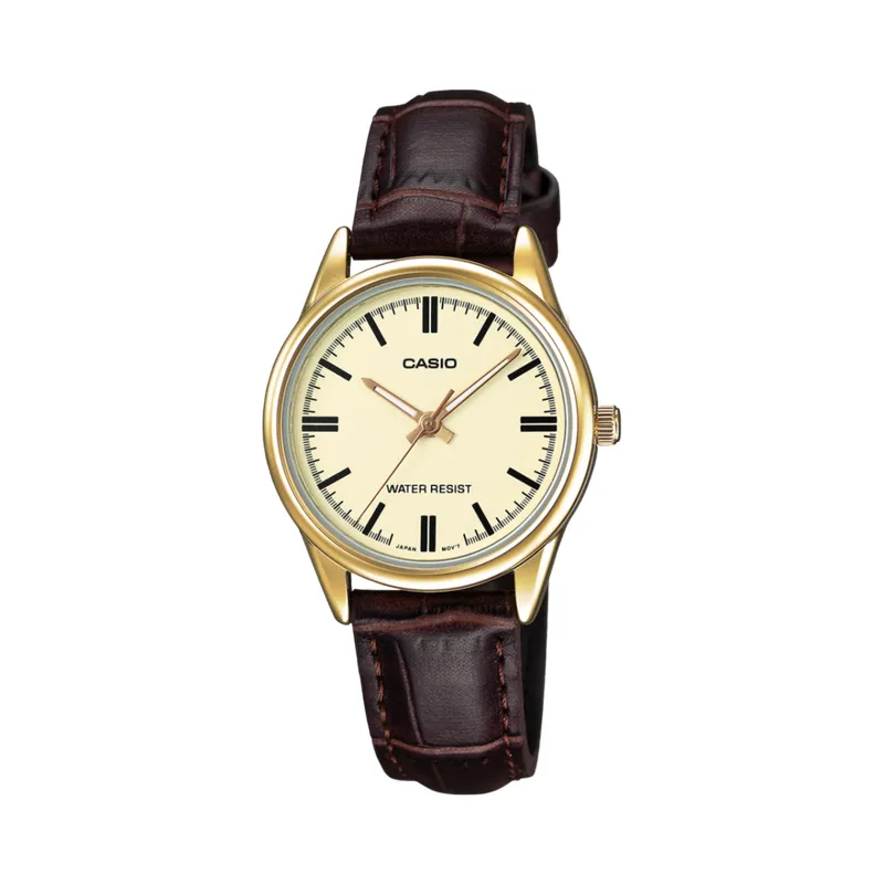 CASIO - Reloj Ltp-V004gl-9a Mujer Analogo Cuero
