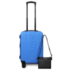NAUTICA - Pack Maleta cabina Amsterdam blue + Crossbody Leeway