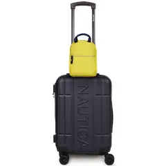 NAUTICA - Pack Maleta cabina Amsterdam azul + Mochila Emma