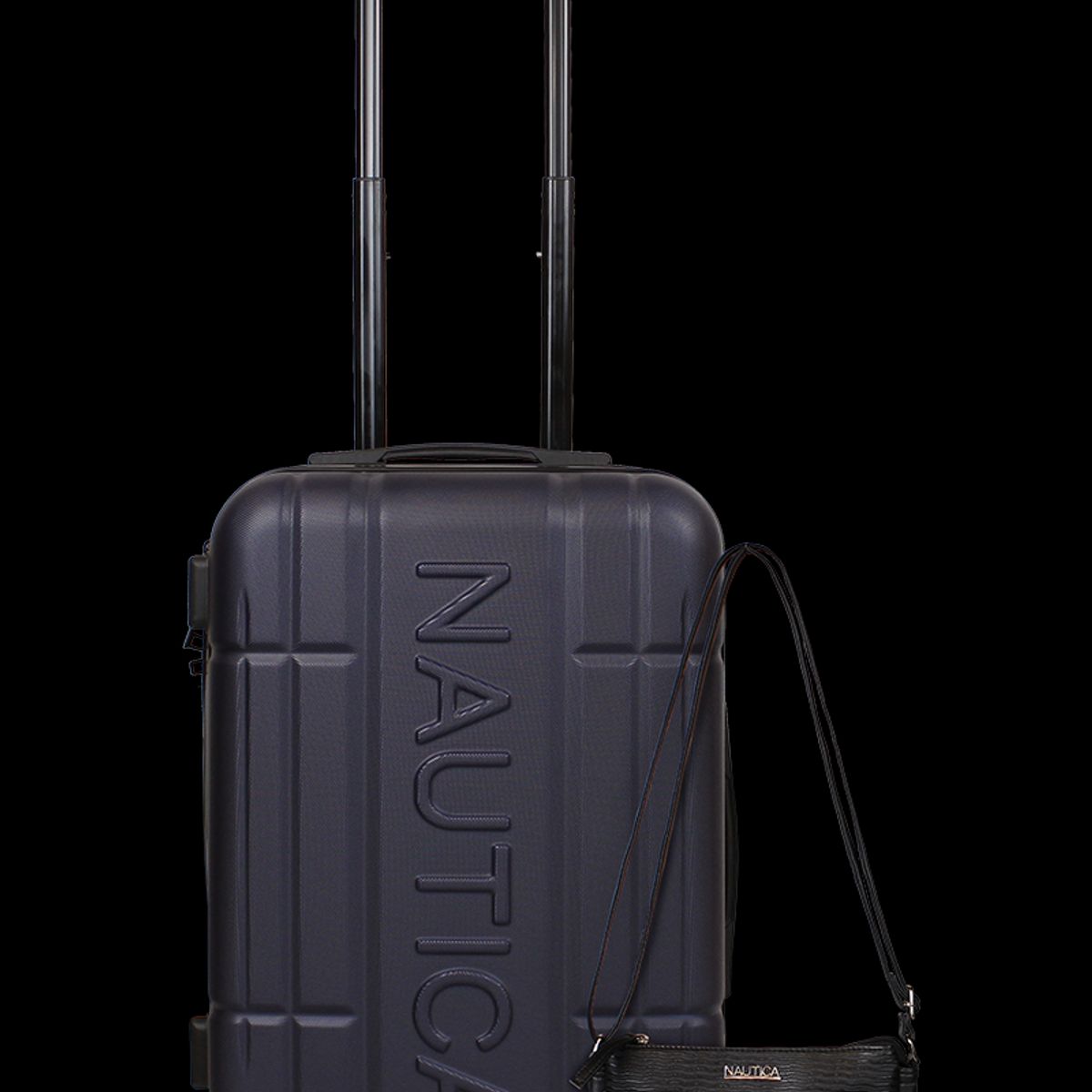 NAUTICA - Pack Nautica Maleta cabina Amsterdam azul + Crossbody Leeway