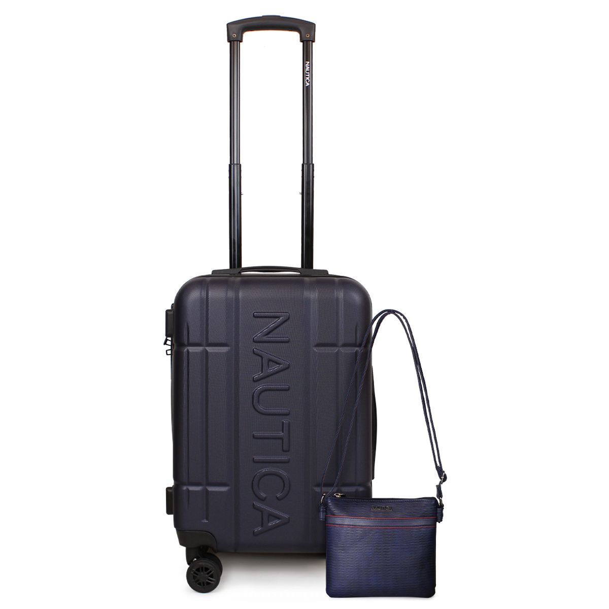 NAUTICA - Pack Nautica Maleta cabina Amsterdam + Crossbody Leeway azul