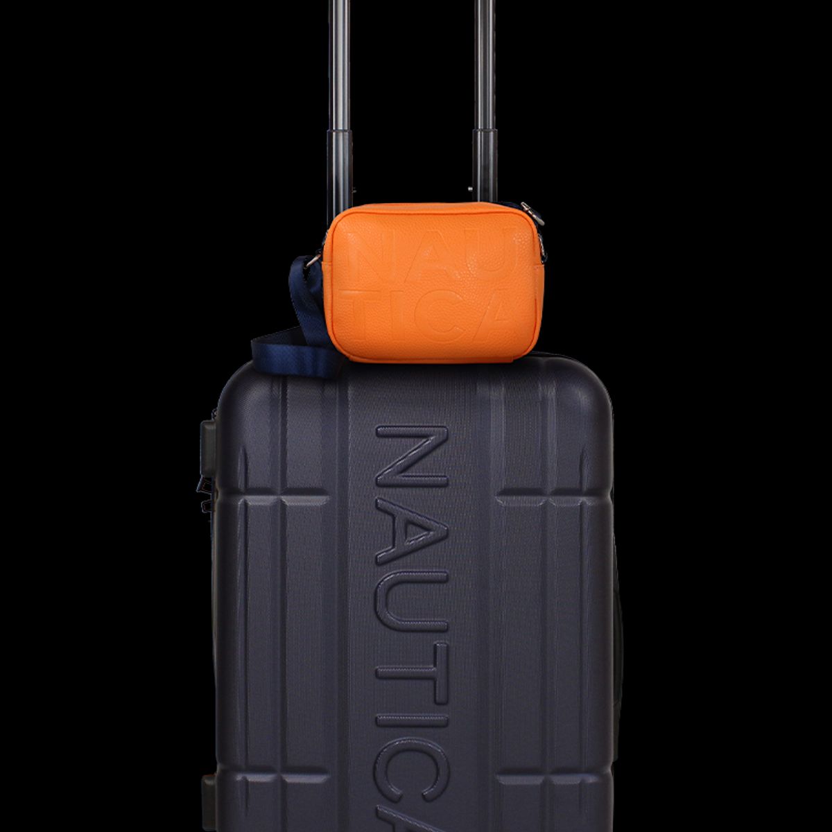 NAUTICA - Pack Nautica Maleta cabina Amsterdam azul + Crossbody Emma