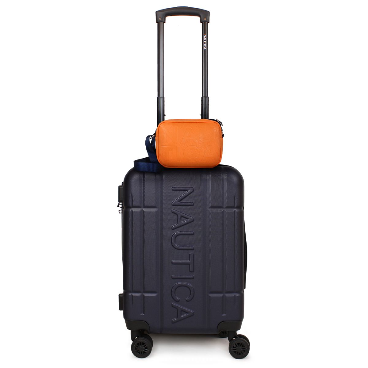 NAUTICA - Pack Nautica Maleta cabina Amsterdam azul + Crossbody Emma
