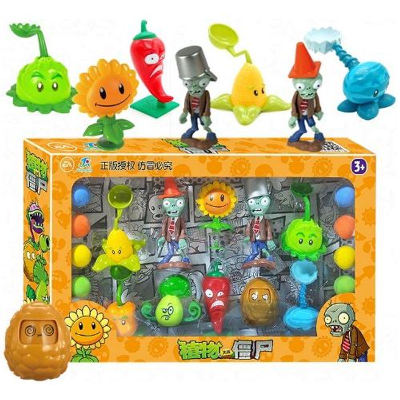 GENERICO - Juego de guerra de plantas y zombis sin caja incluida